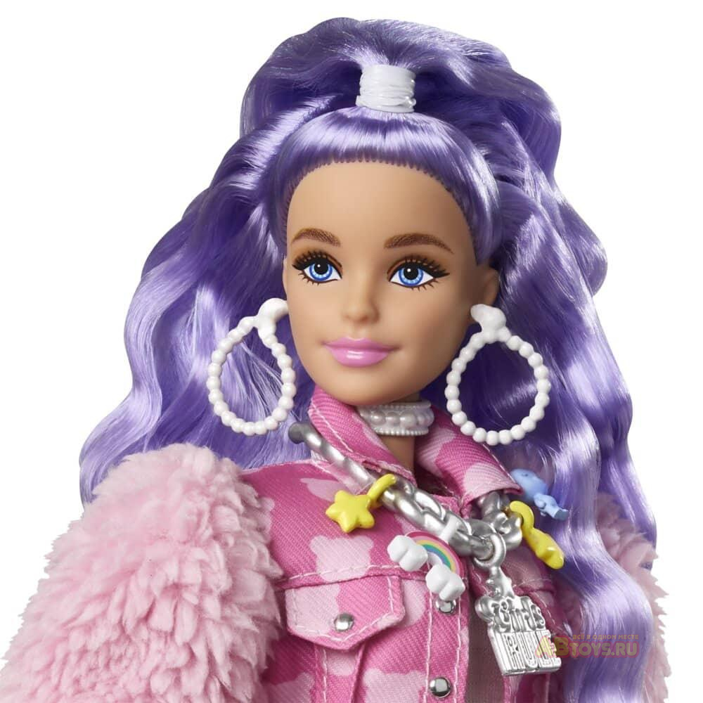 Кукла Mattel Barbie Экстра Милли с сиреневыми волосами