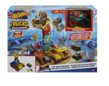 Игровой набор Mattel Hot Wheels Monster Trucks Мир Арены - Прыжки автомобиля №1