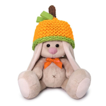 Мягкая игрушка BUDI BASA Зайка Ми в шапке - мандарин малыш 15 см