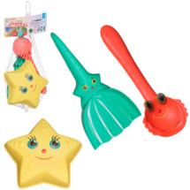 Набор игрушек для песочницы JUNFA Морские обитатели 3 предмета