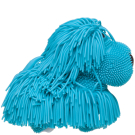 Интерактивная игрушка ABtoys Макаронка Собака голубая ходит, звуковые и музыкальные эффекты.