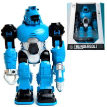 Робот Junfa THUNDERBOLT (цвет синий), со световыми и звуковыми эффектами , 24,3х12х30 см