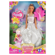 Кукла Defa Lucy Очаровательная принцесса в белом платье с игровыми предметами 29см