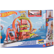 Игровой набор Mattel Hot Wheels Трюки на пожарной станции Сити