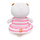 Мягкая игрушка BUDI BASA Кошка Ли-Ли BABY в платье с клубничкой 20 см