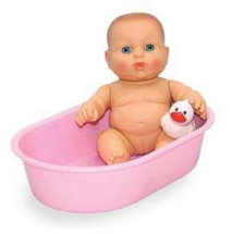 Кукла Карапуз в ванночке, девочка, 20 см