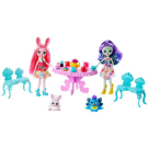 Игровой набор Mattel Enchantimals "Чаепитие Пэттер Павлины и Бри Кроли"