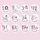 Набор стикеров Stick'n Click для девочек «Принцесски» (13 наклеек)