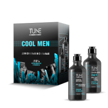 Набор подарочный TUNE Cool Men Гель для душа TUNE Men, 290 мл + Шампунь для волос TUNE Men, 290 мл
