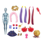 Игровой набор Mattel Barbie Кукла Сюрприз из серии Блеск: Сменные прически в непрозрачной упаковке 25 сюрпризов 2