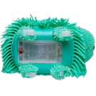 Интерактивная игрушка ABtoys Макаронка Собака зеленая ходит, звуковые и музыкальные эффекты.