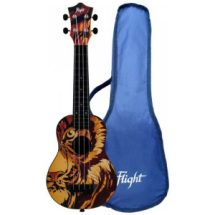 Музыкальный инструмент FLIGHT Гитара гавайская Укулеле сопрано TUS-40 TIGER