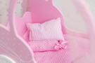 Мебель для кукол MEGA Toys Shining Crown Кроватка цвет розовое облако