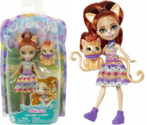 Кукла Mattel Enchantimals Кошечка Тарла Тебби и питомец Каддлер