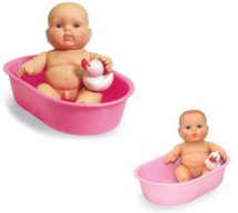 Кукла Карапуз в ванночке мальчик 20 см