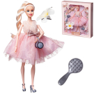 Кукла Junfa Atinil (Атинил) Мой розовый мир в платье с многослойной юбкой, 28см