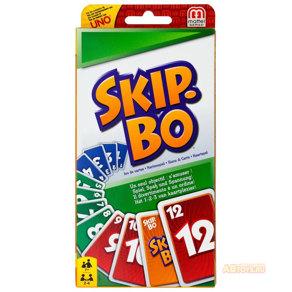 Детская игрушка: настольная игра mattel skip-bo карточная ▻ купить в  Ростове на Дону