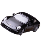 Машина металлическая 1:24 Porsche 911, цвет черный, двери и капот открываются
