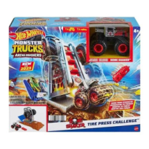 Игровой набор Matte Hot Wheels Monster Trucks Мир Арены - 5 огненный прорыв №2