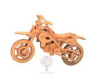 Сборная деревянная модель Чудо-Дерево Транспорт Внедорожный мотоцикл (3 пластины)