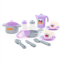 Набор детской посуды Настенька на 2 персоны (V2) (18 элементов) (в сеточке)