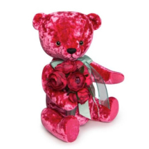 Мягкая игрушка BUDI BASA Медведь БернАрт-розовый 30 см