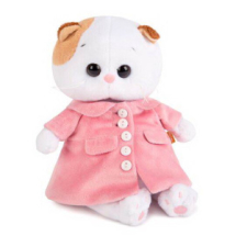 Мягкая игрушка BUDI BASA Кошка Ли-Ли BABY в розовом пальто 20 см