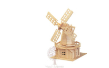 Сборная деревянная модель Чудо-Дерево Архитектура мира Ветреная мельница