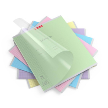 Тетрадь ErichKrause Классика CoverPrо с пластиковой обложкой на скобе, А5+, 18 листов, клетка