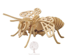 Сборная деревянная модель Чудо-Дерево Насекомые Пчела (4 пластины)