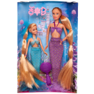 Игровой набор Кукла Defa Lucy Русалочки: мама в фиолетовом наряде и дочка в бирюзовом наряде, игровые предметы