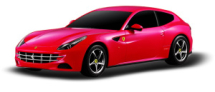 Машина р/у 1:24 Ferrari FF, цвет красный 2.4G