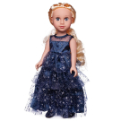Кукла Junfa Ardana Baby в синем cо звездами длинном платье 45 см