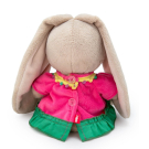 Мягкая игрушка BUDI BASA Зайка Ми в платье с зеленой оборкой (малыш) 15 см