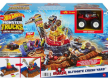Игровой набор Mattel Hot Wheels Monster Trucks Мир Арены - Пирамида с автомобилем Bone Shaker