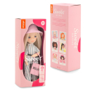Тканевая кукла Orange Toys Sweet Sisters Mia в полосатом комбинезоне 32 см, Серия: Лето