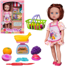 Игровой набор Junfa Ardana Baby Кукла в магазине "Овощи-фрукты", 2 модели 37,5см