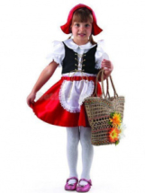 Карнавальный костюм Батик Красная шапочка (текстиль) размер 28 (детский)