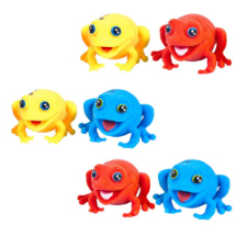 Антистресс - тянучки Junfa: лягушка с шариками 2 штуки