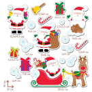 Наклейки декоративные Дрофа-Медиа Дед Мороз (30х45 см)