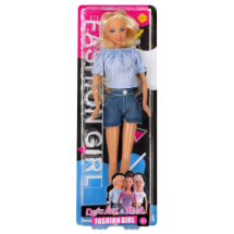 Кукла Defa Lucy Современная девушка (полосатая кофта, джинсовые шорты) 29 см