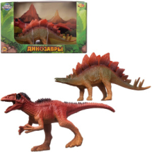 Игровой набор ABtoys Юный натуралист Динозавры: Стегозавр против Аллозавра