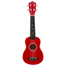 Музыкальный инструмент TERRIS Гитара гавайская Укулеле сопрано Подарочный набор JUS-10 PACK RD красная