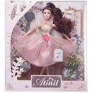 Кукла Junfa Atinil (Атинил) Цветочная гармония (в бледно-розовом платье) в наборе с аксессуарами, 28см