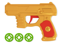 Оружие пластмассовое STELLAR Пистолетик дисковый в пакете