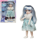 Кукла Junfa Зимняя принцесса в голубом платье 22 см