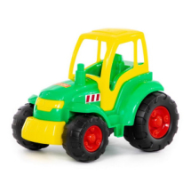 Машинка ПОЛЕСЬЕ Трактор Чемпион (в сеточке) зеленый 36х22,5х26 см