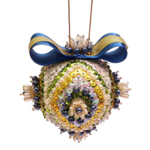 Набор для творчества Волшебная мастерская Новогодний шар из пайеток " Валенсия", диаметр 7см