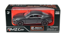 Машинка металлическая Uni-Fortune RMZ City серия 1:32 Bentley Continental GT V8, инерционная, серый матовый цвет, двери открываются