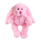 Мягкая игрушка ABtoys Кролик розовый, 15см.